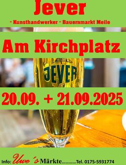 Jever Kirchplatz Kunst- und Bauernmarkt 2025 - Jever Zentrum