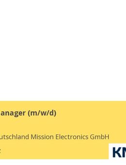 Qualitätsmanager (m/w/d) - Konstanz