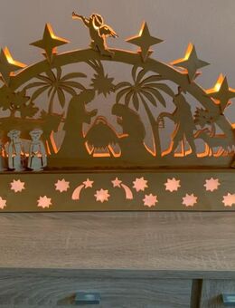 Sehr schöner großer Schwibbogen „Krippe“ Neuwertig ohne Mängel - Erkrath (Fundort des Neanderthalers)