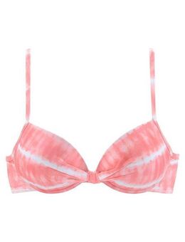 s.Oliver Bügel-Bikini-Top Enja, mit wattierten Cups und Batikdruck