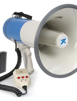 Vonyx MEG065 Megafon mit Sirene und Mikrofon, Aufnahmefunktion, Akku - Bad Fallingbostel