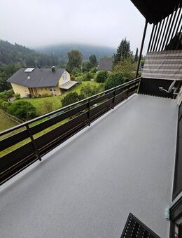 Voll möblierte 2-Zi-Wohnung mit toller Aussicht vom Balkon und TG-Stellplatz - Bad Wildbad