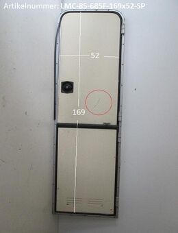 LMC Aufbautür ca 169 x 52 gebraucht, ohne Schlüssel, Sonderpreis (Eingangstür) - Schotten Zentrum