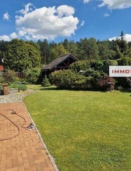 IMMOBERLIN.DE - Fabelhaftes Haus mit Sonnengarten & Doppelgarage in ländlicher Wohlfühllage & Seenähe - Chorin
