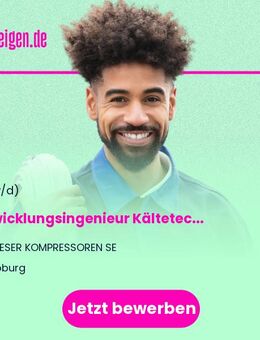 Entwicklungsingenieur Kältetechnik / Druckluftkältetrockner (m/w/d) - Coburg