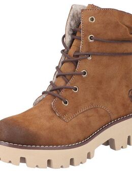 Rieker Winterstiefelette, Schnürboots, Winterboots, Profilsohle, mit Innenreißverschluss