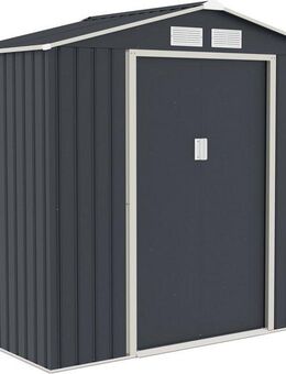 KONIFERA Gerätehaus Metall-Geräteschuppen, inkl. Bodenrahmen, BxT: 213x131 cm, wetterfest und langlebig, nahezu wartungsfrei