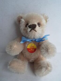 Steiff Original Teddybär, Teddy rosé, Mohair, 15 cm hoch - Königsbach-Stein