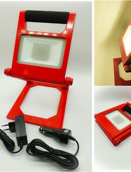 Mobiler LED Akku Strahler Arbeitslicht für Bau KFZ Werkstatt uvm. Neu - Neumünster