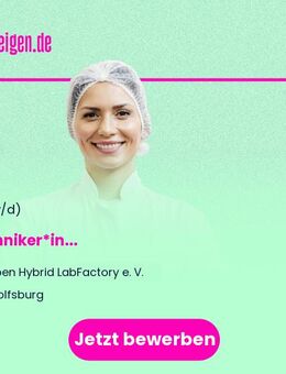Techniker*in (m/w/d) - Wolfsburg