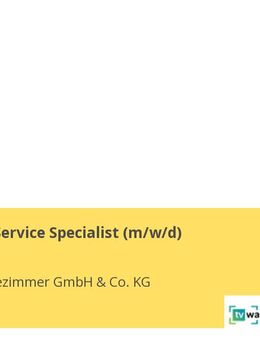 Customer Service Specialist (m/w/d) - Freising