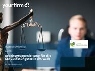 Arbeitsgruppenleitung für die Kfz-Zulassungsstelle (m/w/d) - Neumünster