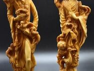 Chinesisches Figurenpaar, je 37cm, fernöstliche Romantik bei kostenlosem Versand - München