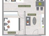 Prov. frei / 2 Zi / Erdgeschoss mit Terrasse und Einbauküche - Vilsbiburg