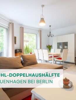 Familienglück auf drei Ebenen mit Garten: Wohlfühl-Doppelhaushälfte in Neuenhagen bei Berlin - Neuenhagen (Berlin)
