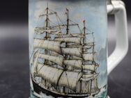 Bierkrug Kaiser-Porzellan "Gorch Fock" - Serie "Romantische Seefahrt" - München