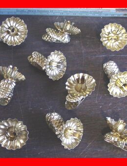 ❗10 Halter aus Metall für echte Kerzen an den Weihnachtsbaum - Dassel