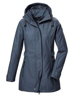 G.I.G.A. DX by killtec Softshellparka GW 22 WMN SFTSHLL PRK Softshell Parka, 8.000 mm wasserdicht, atmungsaktiv, abzippbare Kapuze