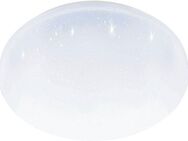 EGLO LED Deckenleuchte POGLIOLA-S Ø 31 cm, Deckenlampe, Flurlampe, Küchenlampe, Dimmfunktion, LED fest integriert, Neutralweiß, Ø31cm, Kristalleffekt Deckenleuchte, Lampe weiß, Kinderzimmerlampe