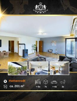 STARK REDUZIERT | IDAR-OBERSTEIN | HETTENRODTH | 7ZKB | 4SZ | EINLIEGERWOHNUNG | GÄSTE-WC | TERRASSE | GARAGE + STELLPLÄTZE - Hettenrodt