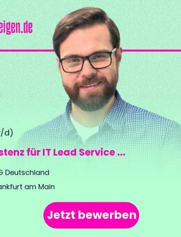 Assistenz für IT Lead Service / Core / Data (w/m/d) - Frankfurt (Main)