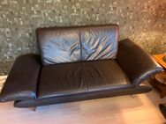 Ledercouch Koinor Modell Rossini *3-Sitzer, *2-Sitzer und Hocker - Idar-Oberstein