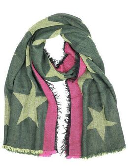 COLLEZIONE ALESSANDRO Wollschal Sternen, (1-St), mit Wollanteil, Made in Italy