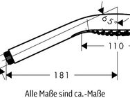 hansgrohe Handbrause Croma Select E, 11cm, Weiß/chrom