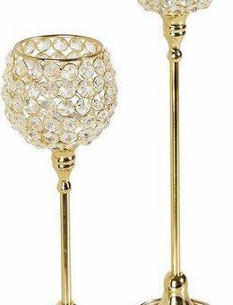Home affaire Teelichthalter Kristall (Set, 2 St)