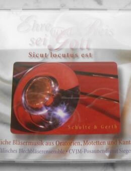 Ehre und Preis sei Gott. Westfälisches Blechbläserensemble CVJM-Posaunendienst Siegerland. Festliche Bläsermusik aus Oratorien, Motetten und Kantaten. CD 3,- - Flensburg