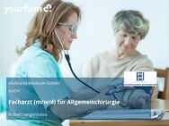 Facharzt (m/w/d) für Allgemeinchirurgie - Bad Langensalza