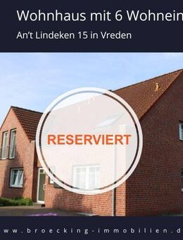 Gepflegtes Mehrfamilienhaus mit 6 Wohneinheiten - Vreden