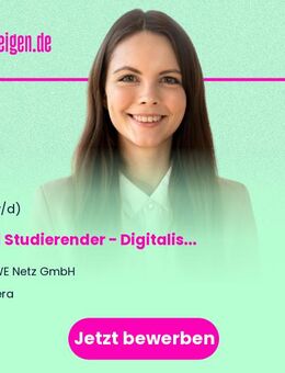 Dual Studierender (m/w/d) - Digitalisierungsmanagement (Bachelor of Arts) - Gera
