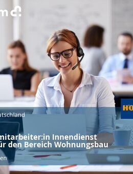 Vertriebsmitarbeiter:in Innendienst (m/w/d) für den Bereich Wohnungsbau - Kaltenkirchen