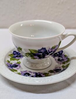 Mokkatasse Espresso + UT Rosenthal Stiefmütterchen Classic Rose Collection Maria - Mendig