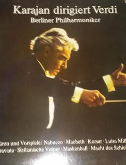 SCHALLPLATTEN KARAJAN DIRIGIERT  VERDI - Berlin Lichtenberg