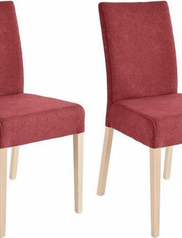 Home affaire 4-Fußstuhl Umag (Set, 2 St), Sitz und Rücken gepolstert