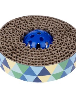 zooplus Basics Katzenspielzeug Spin & Scratch - Ø 10 x H 4 cm