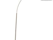 Brilliant Bogenlampe Clarie, ohne Leuchtmittel, 1,8m Höhe, E27 max. 60W, Stoffschirm, Metall/Textil