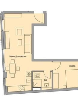 Genießen Sie den Blick von Ihrer lauschigen Dachterrasse! | Toll geschnittene 2-Zimmer-Whg. | KfW 55 - Frankfurt (Main)