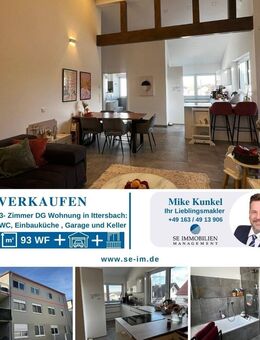 exklusive 3 Zimmer Dachgeschosswohnung in Ittersbach (Bj. 2020) - Karlsbad
