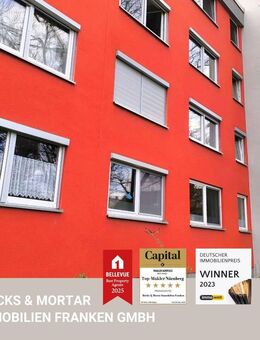 Gemütliche 2-Zimmerwohnung im Hochparterre für Eigennutz oder Kapitalanlage - Nürnberg