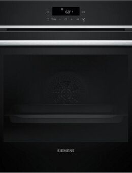 SIEMENS Pyrolyse Backofen iQ300 HB571ABS3, mit Teleskopauszug nachrüstbar