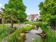 Wo Luxus ein Zuhause findet! DHH mit ELW, Parkanlage, Gästehaus, Sauna, Pool & Garagen in Wallbach - Bad Säckingen