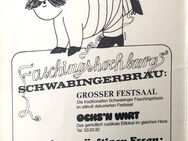 Vintage Faschingskalender 1977 Schwabinger Bräu - Seefeld (Bayern)