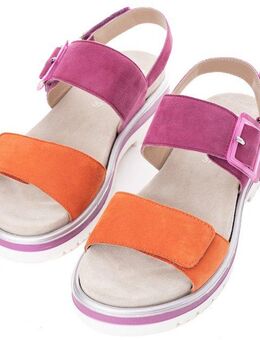 Ara MALAGA Plateausandaletten, Plateausandale, Klettschuh in Bequemweite G (weit)
