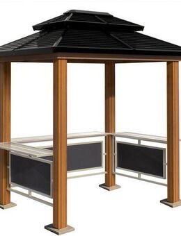 Sojag Grillpavillon »Maui« Holzoptik, 158x249x278 cm