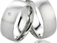 Edelstahlringe E231 mit Zirkonia oder Diamant - Aholming