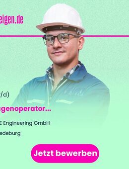 Anlagenoperator (m/w/d) - Friedeburg