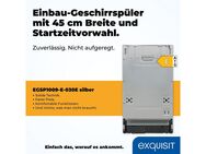 exquisit vollintegrierbarer Geschirrspüler EGSP1009-E-030E silber, 9 l, 9 Maßgedecke, 45 cm breit